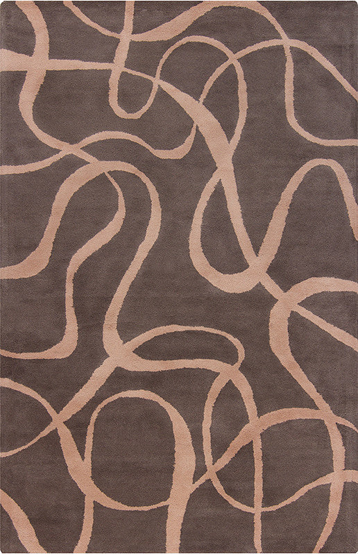 Allie Abstract Contemporary Area Rug, 8'x10'