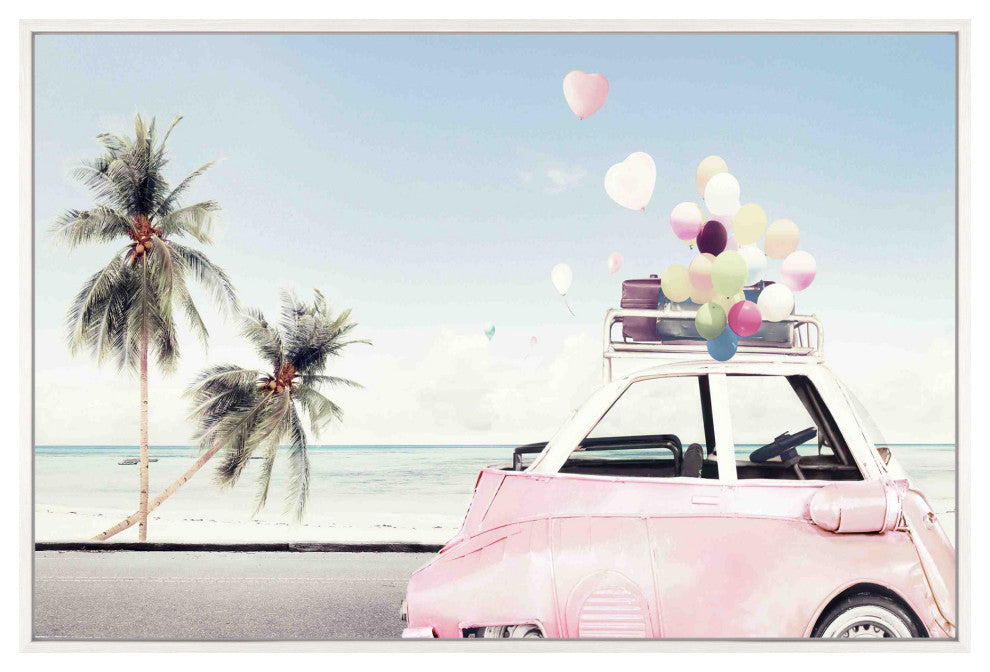 Contemporary Beach Party Wall Dcor - Multicolor