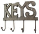 Cast Iron Keys Hooks 8"
