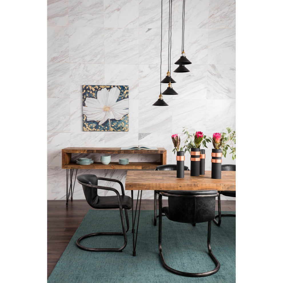Industrial Freeman Dining Chair Antique Black - M2 - Black