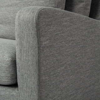 Denly II 92" Casterock Gray Slipcover 3-Seater Sofa