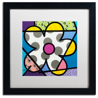 Roberto Rafael 'Big Flower III' Matted Framed Art