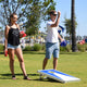 GoSports CornHole Bean Bag Toss Game Set, Red and Blue Edition