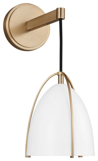 Norman 1-Light Wall / Bath Sconce, Satin Brass