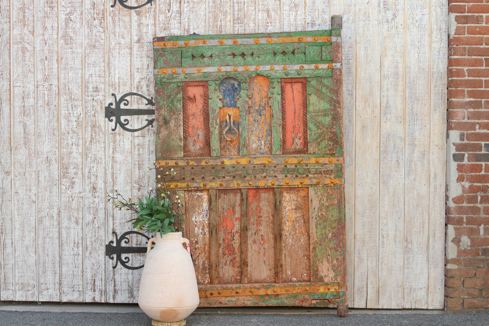 Early 1800's Colorful Moroccan Door