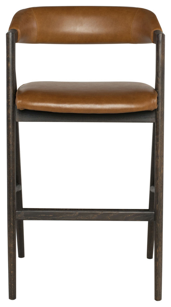 Anita Desert Leather Bar Stool