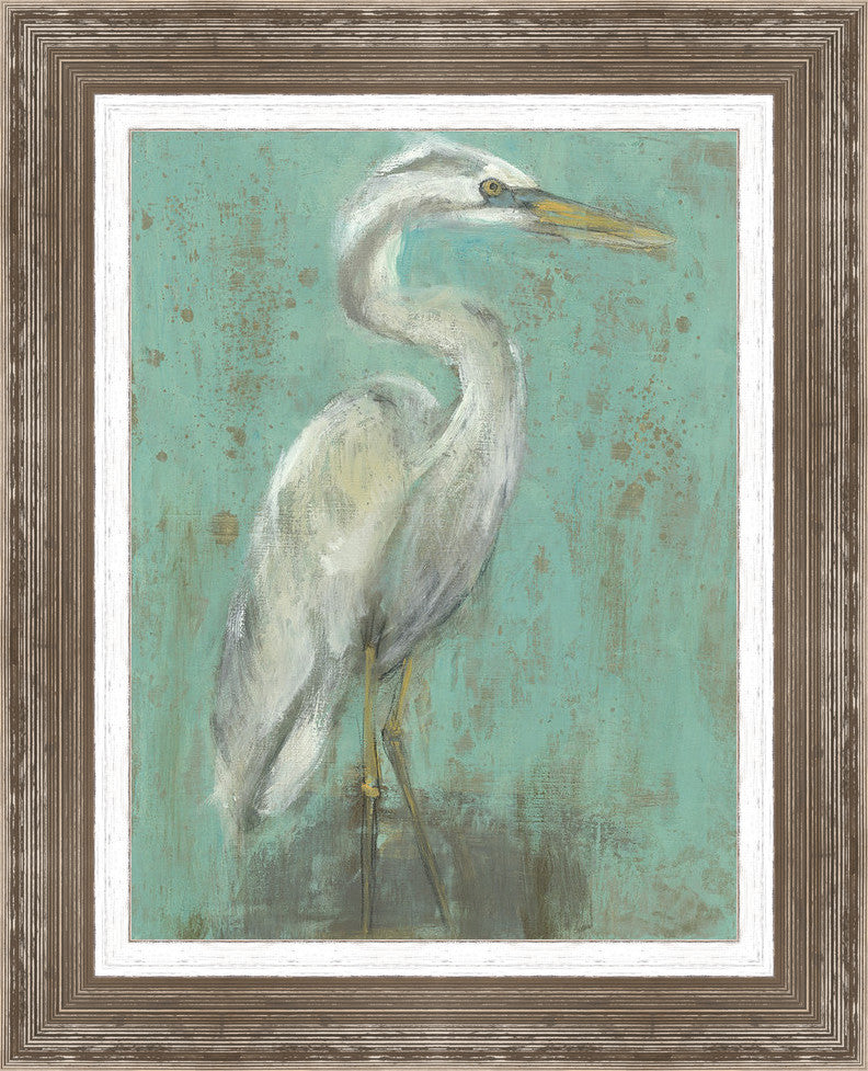 "Seaspray Heron I" Wall Art, 32"x26"