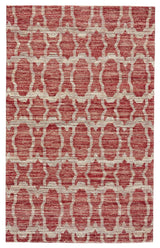 Weave & Wander Lacombe Rug, Red, 5'x8'