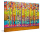 "Blooming Birch Trees" Painting Print on Canvas by Lisa Mee