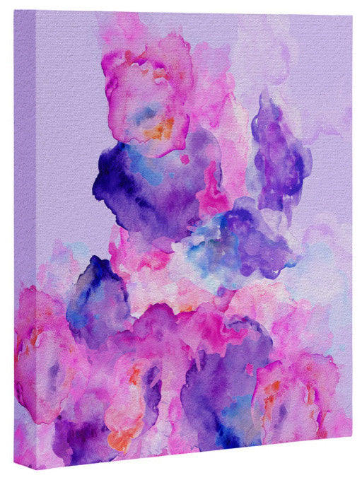 Deny Designs Viviana Gonzalez Watercolor Love 1 Art Canvas