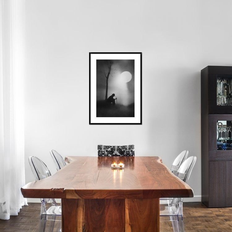 "Monologue" Framed Digital Print by Jay Satriani, 28"x38"