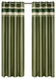 Milan Blackout Multilayer Energy-Saving Curtain, Sage, 108"x96", Set of 2