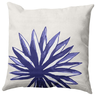 Spiky Flower Decorative Throw Pillow, Purple, 20"x20"