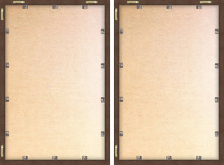 Roses and Leaves Diptych, 2-Piece Set, 24x36 Panels