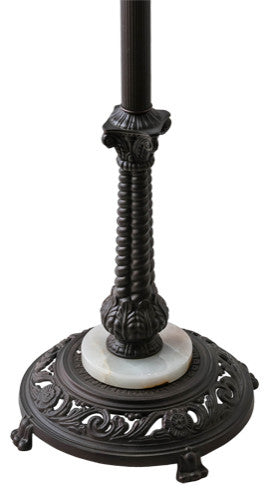 Meyda Lighting 229070 62" High Tiffany Fishscale Floor Lamp