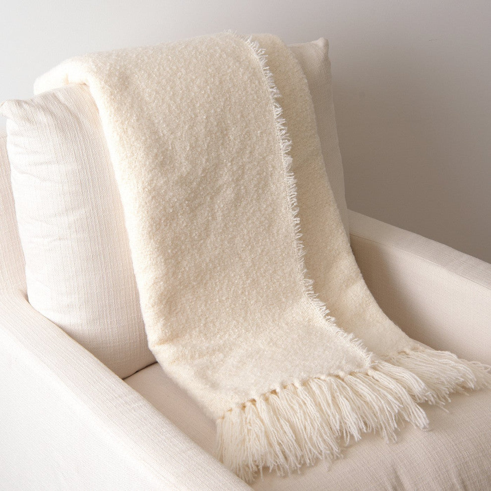 Plush Touch Fringe Throw