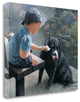 "Ice Cream" By Kevin Daniel, Giclee Print on Gallery Wrap Canvas, Ready to Hang