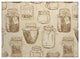 Indoor/Outdoor Kendall KE18 Parchment Machine Washable 1'8" x 2'6" Rug