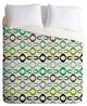 Deny Designs Karen Harris Coming Undone In Succulent Light Duvet Cover - Lightwe