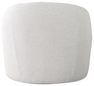 Acadia Black Boucle Fabric Accent Chair, Cognac