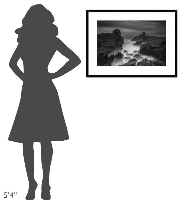 "Storm Coming" Framed Digital Print by Jingshu Zhu, 32x24"
