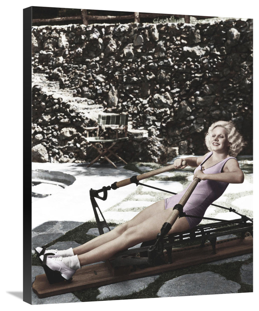 "Jean Harlow" Stretched Canvas Giclee by Hollywood Photo Archive, 24"x30"
