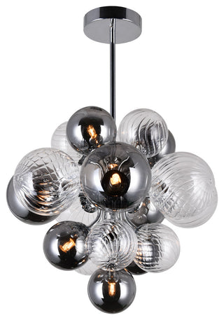 Pallocino 8 Light Chandelier With Chrome Finish