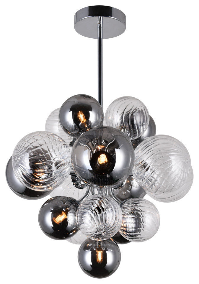 Pallocino 8 Light Chandelier With Chrome Finish