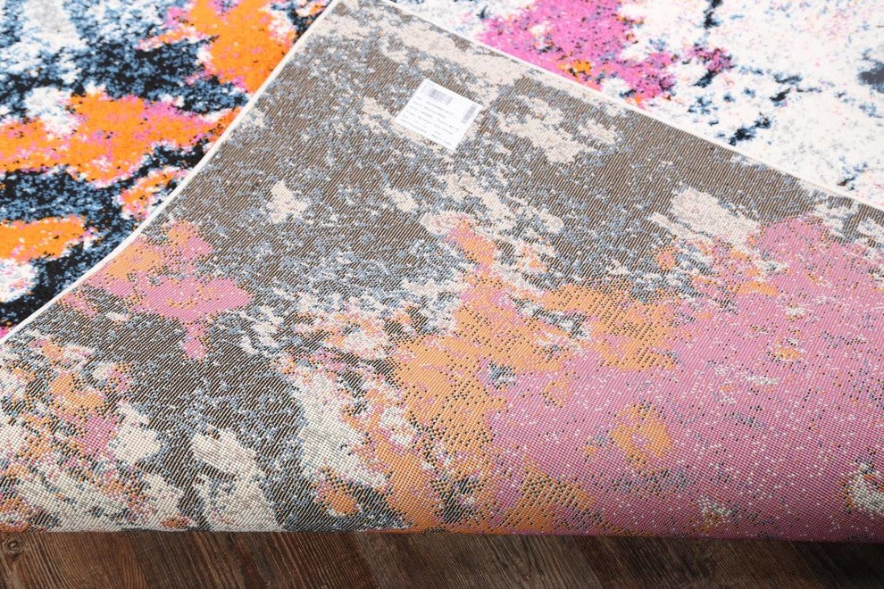 Transitional Machine-Woven Turkish Oushak Oriental Area Rug, Multi, 8x10'