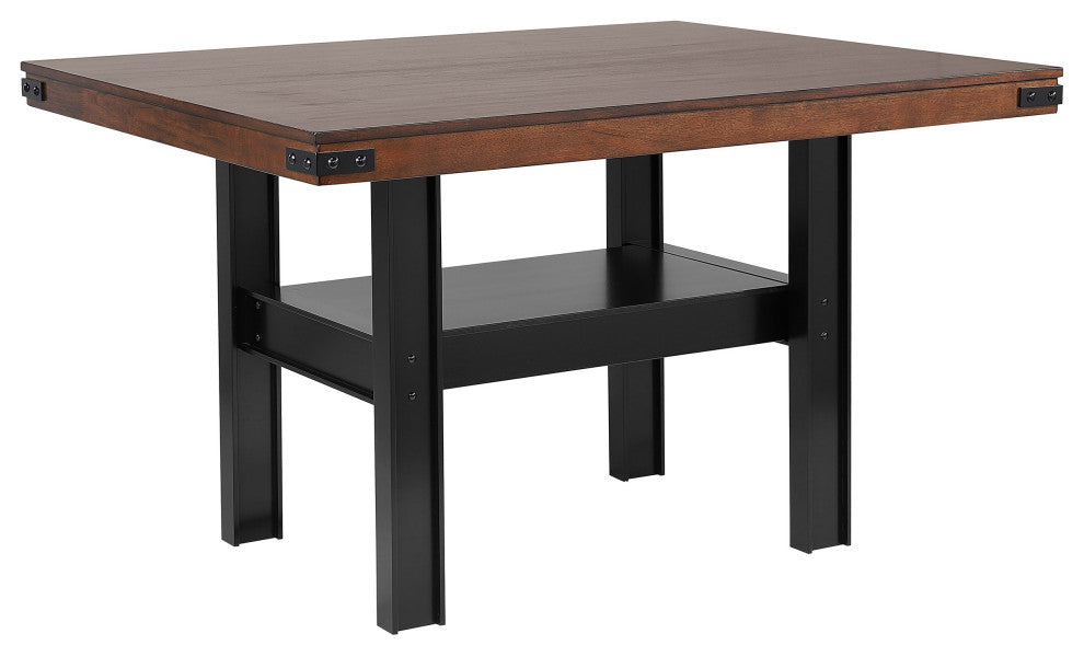 Patterson 7-piece Counter Height Dining Set Mango Oak
