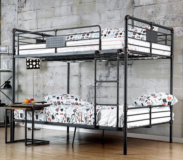 Reston Metal Bunk Beds, Full Over Full