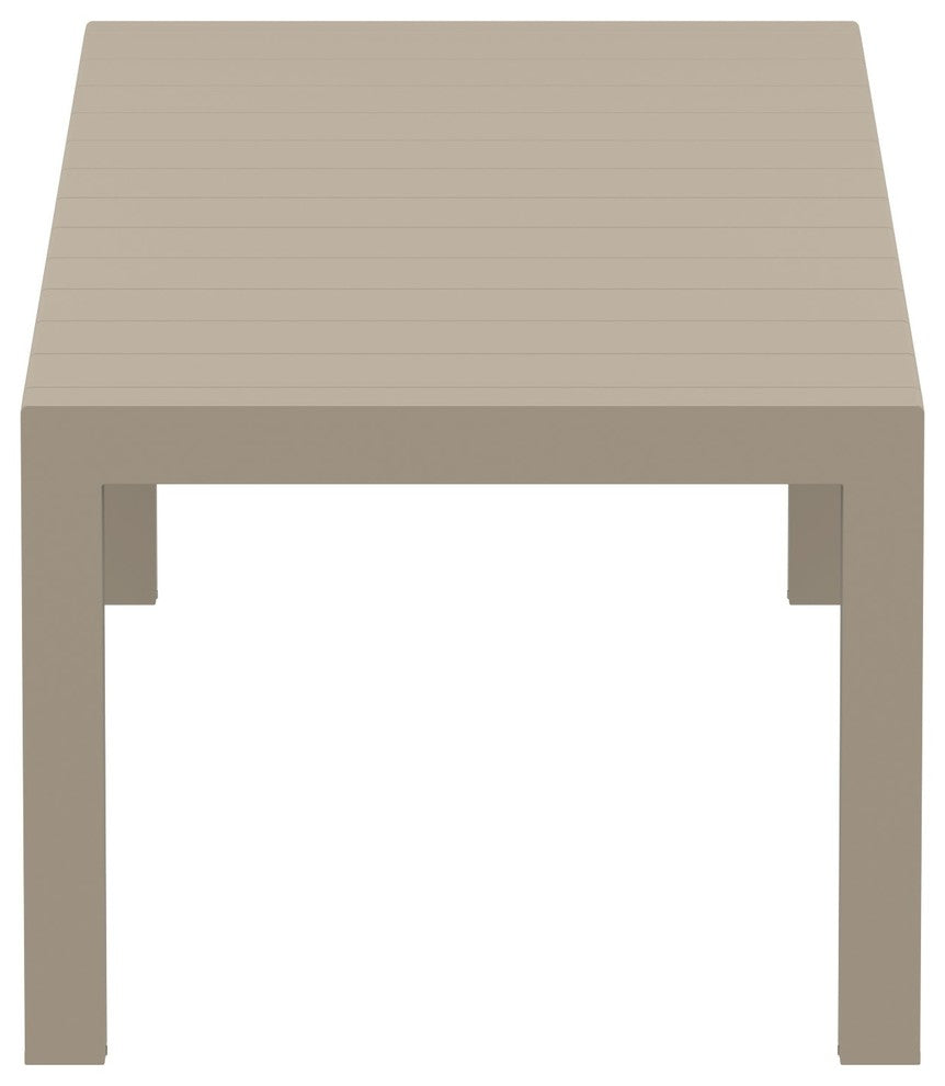 Compamia Vegas XL Extendable 102"-118" Dining Table, Taupe