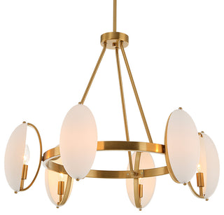 Uttermost Oviform 6 Light Round Chandelier