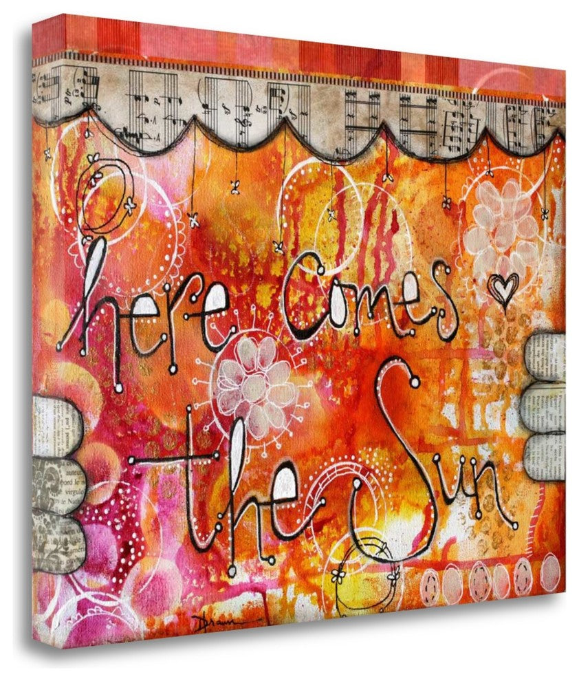 "Here Comes The Sun" By Denise Braun, Giclee Print on Gallery Wrap Canvas