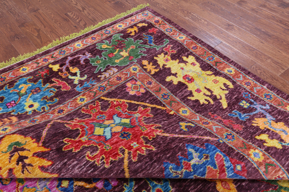 9' 8" X 13' 7" Turkish Oushak Handmade Wool Rug - Q13537