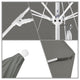 Fiberglass Umbrella White, Black