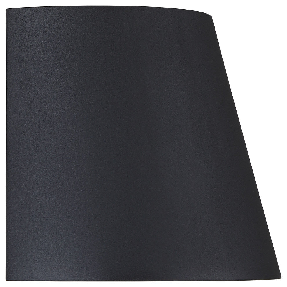 Cone, Marine Grade Outdoor Sconce, Color Tuning LED, Black