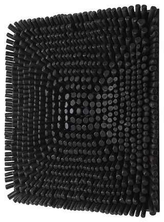 Uttermost PortSide Black Wood Wall Panel