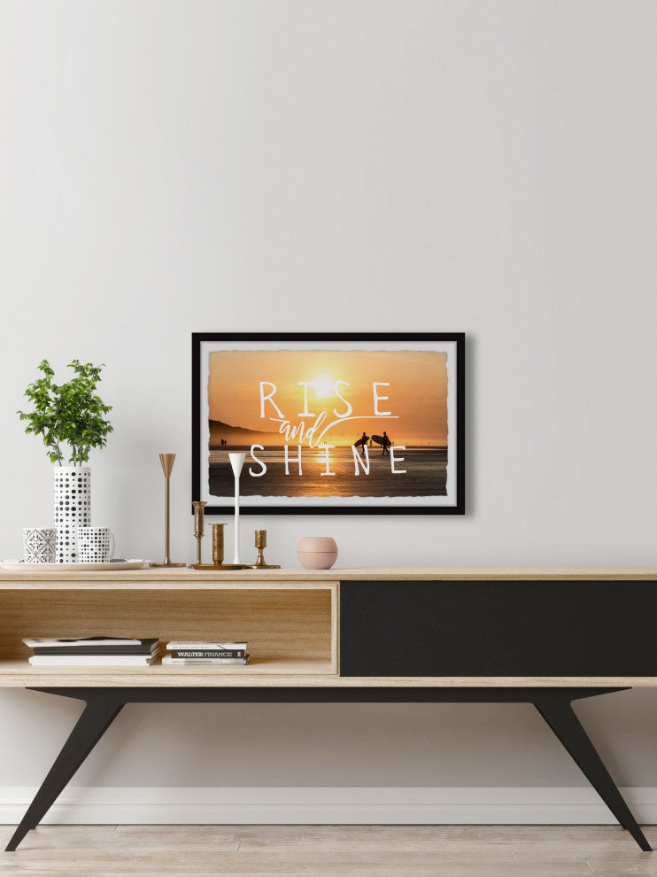 "Rise and Shine XI" Framed Painting Print