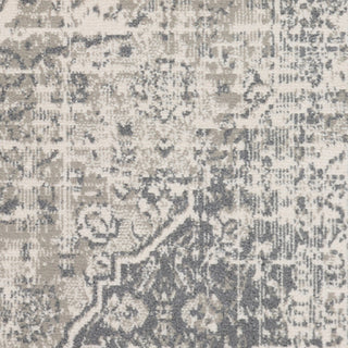 Alpine Dale Runner, Gray, 2'7" x 10', Medallion