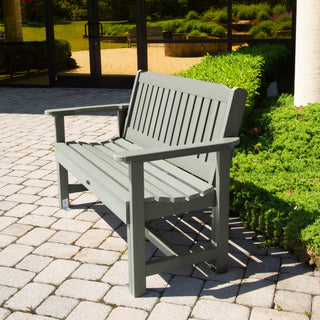 The Sequoia Professional Commercial Grade Exeter 4' Garden Bench, Eucalyptus