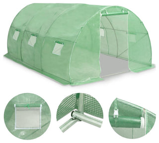 vidaXL Greenhouse Outdoor Grow House Green House for Plant Growing Gardening