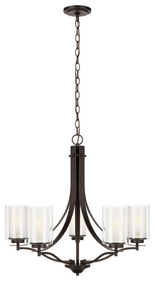 Elmwood Park 5-Light Chandelier, Bronze