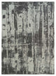 Black, Modern Design, Wool and Silk, Hand Loomed, Oversized, Rug, 12'0" x 18'1"