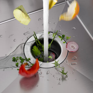 Bellucci Workstation 33" Undermount Granite Kitchen Sink, Garbage Disposal