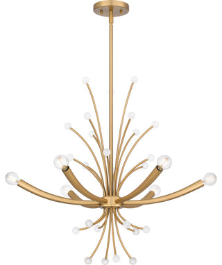 Quoizel PCKIE5029 Kiera 6 Light 29"W Sputnik Chandelier - Brushed Weathered