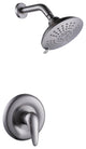 Pressure Balanced 5-Function Shower Faucet with Rough-in Valve, Brushed Nicke