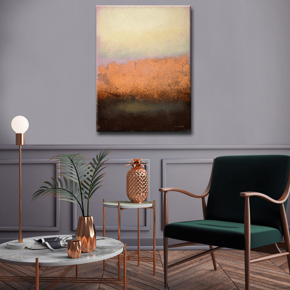 Ready2HangArt Abstract Canvas Art ''Alluring Mist'' by Norman Wyatt, 40"x30"
