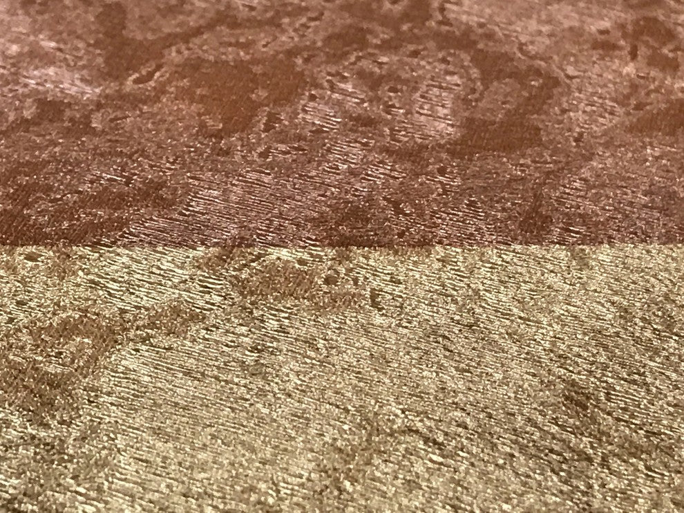300065 Gold Cooper Bronze Stripe Portofino Wallpaper, Triple Roll - 75 Sq.ft