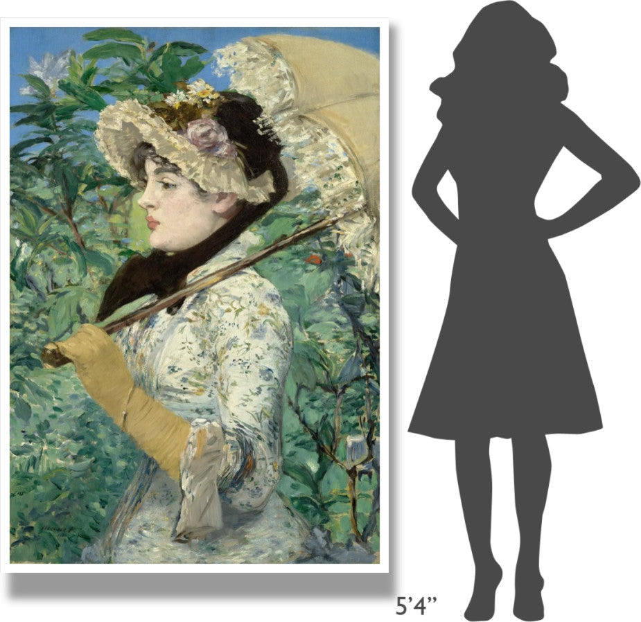 "Le Printemps (Jeanne Demarsy)" Digital Paper Print by Edouard Manet, 42"x62"